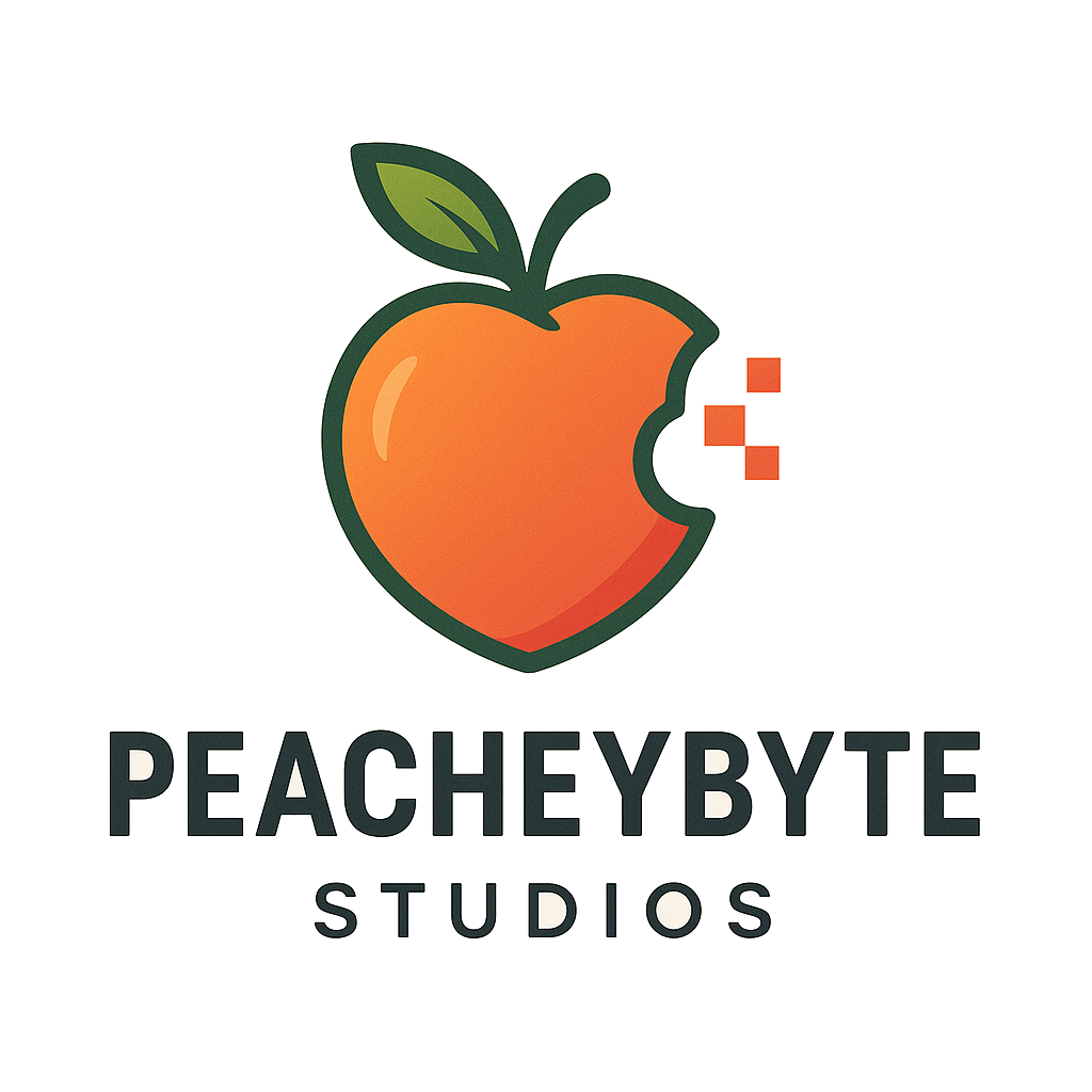 Peacheybyte Studios Logo